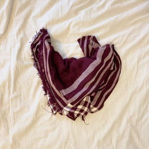 Maroon aerie scarf o/s